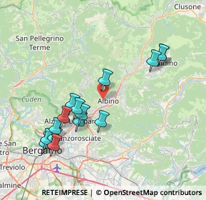Mappa Via Don Luigi Sturzo, 24021 Albino BG, Italia (7.982)
