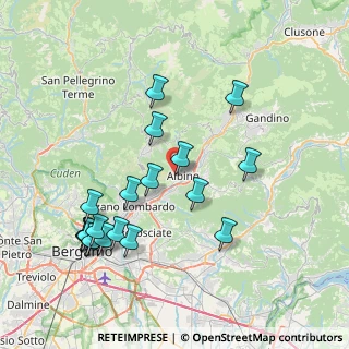 Mappa Via Piazzo, 24021 Albino BG, Italia (8.5005)