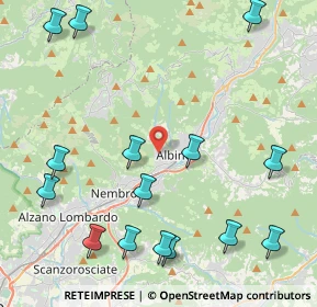 Mappa Via Piazzo, 24021 Albino BG, Italia (5.392)