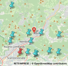 Mappa Via Don Luigi Sturzo, 24021 Albino BG, Italia (5.13308)