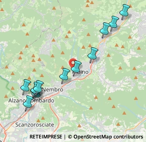 Mappa Via Don Luigi Sturzo, 24021 Albino BG, Italia (4.56333)