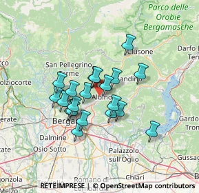 Mappa Via Piazzo, 24021 Albino BG, Italia (10.3875)