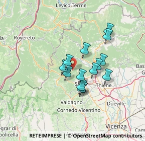 Mappa Contrà Rossi, 36015 Schio VI, Italia (10.22571)