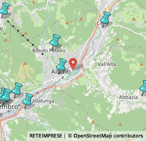 Mappa Via Partigiani, 24021 Albino BG, Italia (3.52583)