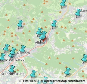 Mappa Via Partigiani, 24021 Albino BG, Italia (6.06)