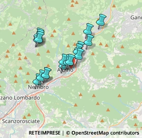 Mappa Via Partigiani, 24021 Albino BG, Italia (2.84667)