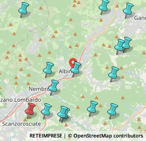 Mappa Via Partigiani, 24021 Albino BG, Italia (5.354)