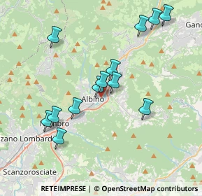 Mappa Via Partigiani, 24021 Albino BG, Italia (3.72769)