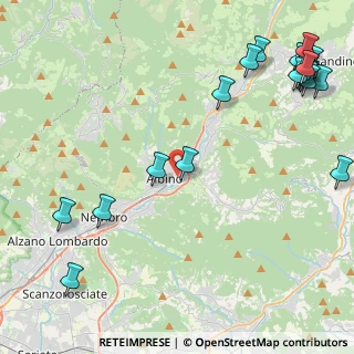 Mappa Via Partigiani, 24021 Albino BG, Italia (6.2445)
