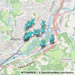 Mappa Via Partigiani, 24021 Albino BG, Italia (0.3235)