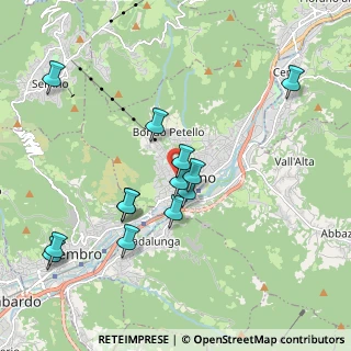 Mappa Via Monsignor C. Carrara, 24021 Albino BG, Italia (1.90462)