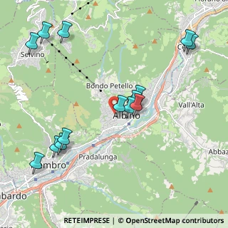 Mappa Via Monsignor C. Carrara, 24021 Albino BG, Italia (2.31429)