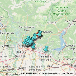 Mappa Via Monsignor C. Carrara, 24021 Albino BG, Italia (8.832)