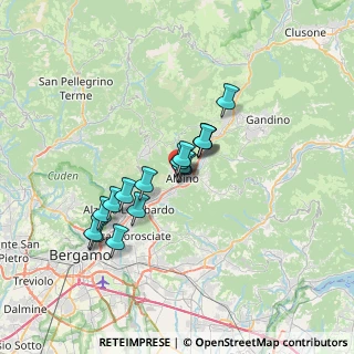 Mappa Via Monsignor C. Carrara, 24021 Albino BG, Italia (5.22063)