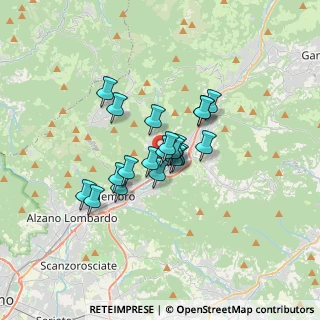 Mappa Via Monsignor C. Carrara, 24021 Albino BG, Italia (2.248)