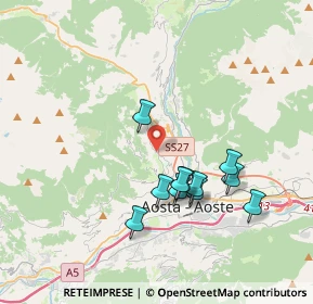 Mappa Frazione Excenex Capoluogo, 11100 Aosta AO, Italia (3.32091)