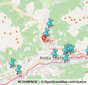 Mappa Frazione Excenex Capoluogo, 11100 Aosta AO, Italia (5.19909)