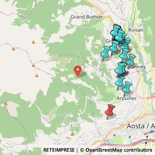 Mappa Strada Poderale Del Vernet, 11100 Aosta AO, Italia (2.61154)