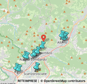 Mappa Via Trevasco, 24027 Nembro BG, Italia (4.285)