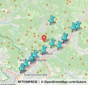 Mappa Via Trevasco, 24027 Nembro BG, Italia (4.23857)