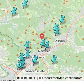 Mappa Via Trevasco, 24027 Nembro BG, Italia (4.79647)