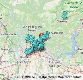 Mappa Via Trevasco, 24027 Nembro BG, Italia (9.68235)