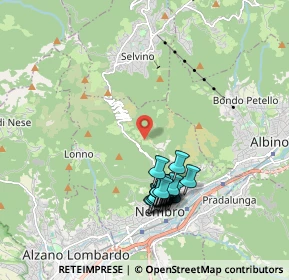 Mappa Via Trevasco, 24027 Nembro BG, Italia (1.8345)