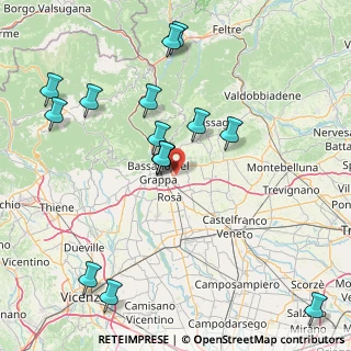 Mappa Via Monte Tomba, 36060 Romano D'ezzelino VI, Italia (17.768)