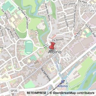 Mappa Via Giuseppe Mazzini, 2b, 24021 Albino, Bergamo (Lombardia)
