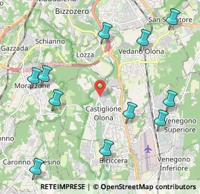 Mappa Via S. e P. Mazzucchelli, 21043 Castiglione Olona VA, Italia (2.56364)
