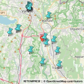 Mappa Via S. e P. Mazzucchelli, 21043 Castiglione Olona VA, Italia (5.3625)