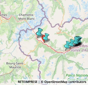 Mappa Strada Feysoulles, 11017 Morgex AO, Italia (17.23769)