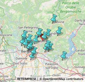 Mappa Via Maniscalco, 24021 Albino BG, Italia (10.5985)