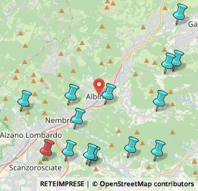 Mappa Via Maniscalco, 24021 Albino BG, Italia (5.21357)