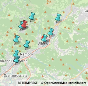 Mappa Via Maniscalco, 24021 Albino BG, Italia (4.03364)