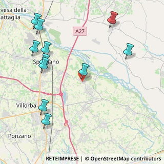 Mappa Via Dolomiti, 31052 Maserada sul Piave TV, Italia (5.17818)