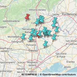 Mappa Via Dolomiti, 31052 Maserada sul Piave TV, Italia (10.50368)
