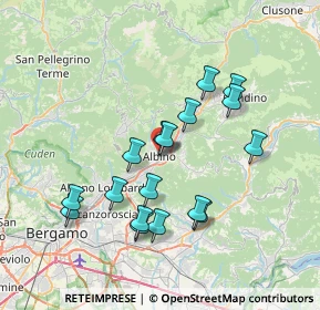 Mappa Roma 18, 24021 Albino BG, Italia (6.74294)