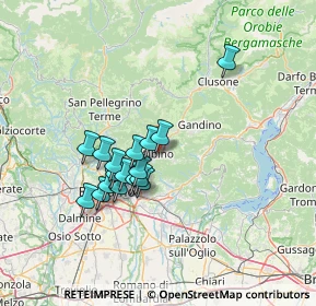 Mappa Roma 18, 24021 Albino BG, Italia (11.22941)