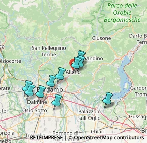 Mappa Roma 18, 24021 Albino BG, Italia (12.80167)