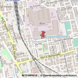 Mappa Via Francesco Baracca, 21, 36061 Bassano del Grappa, Vicenza (Veneto)