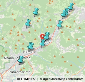 Mappa Via Raffaello Carrara, 24021 Albino BG, Italia (3.92077)