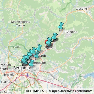 Mappa Via Raffaello Carrara, 24021 Albino BG, Italia (6.14474)