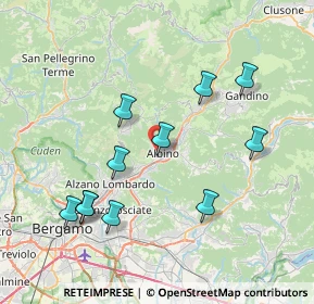 Mappa Via Raffaello Carrara, 24021 Albino BG, Italia (7.78727)