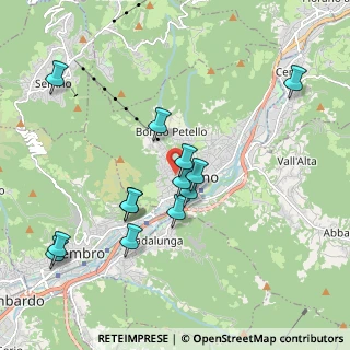 Mappa Via Raffaello Carrara, 24021 Albino BG, Italia (1.88615)