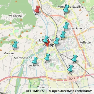 Mappa Via Urania, 36061 Bassano del Grappa VI, Italia (2.25)