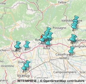 Mappa , 36061 Bassano del Grappa VI, Italia (15.87375)