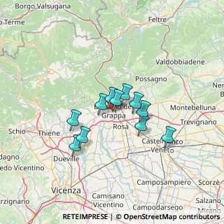 Mappa , 36061 Bassano del Grappa VI, Italia (9.33364)