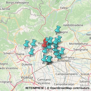 Mappa , 36061 Bassano del Grappa VI, Italia (10.0855)