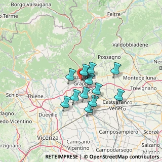 Mappa , 36061 Bassano del Grappa VI, Italia (9.21769)